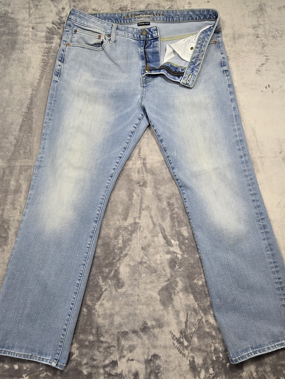 American Eagle Outfitters Original Boot Jeans Mens 36x30 Blue Boot Denim Pants - Picture 1 of 15